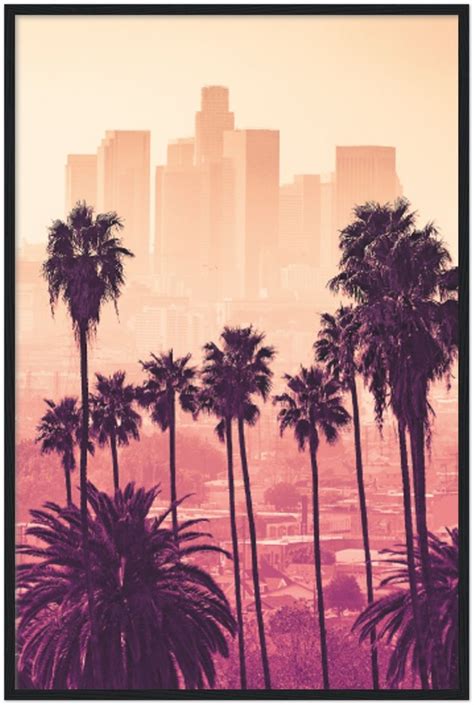 Downtown La Poster Size 24 X 36 Inch Portrait Vertical Size 24 X 36 Inch Portrait Ver