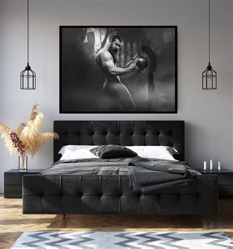 Male Prints Nude Art Photography Print Nudeshotz Men Black And White Print Erotic Men Naked Art