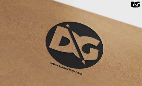 tilt psd logo mockup