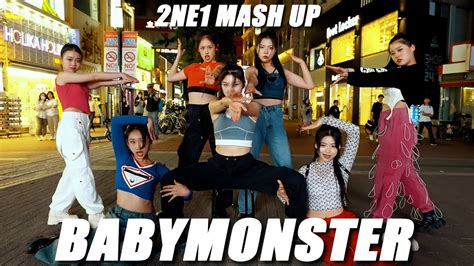 Kpop In Public One Take Babymonster ‘2ne1 Mash Up Full Dance Coverㅣ