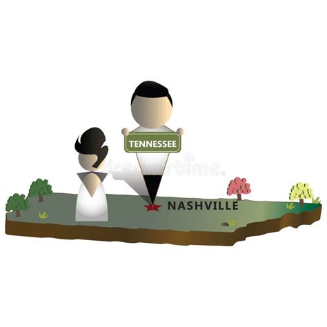 Tennessee State Map. Vector Illustration Decorative Background Design Stock Illustration ...