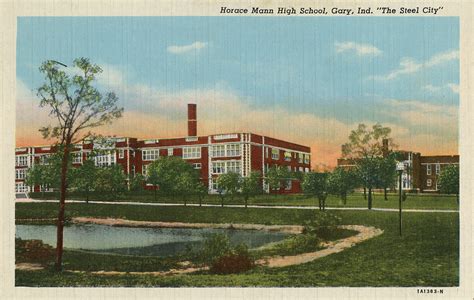 Horace Mann High School 1931 Gary Indiana Horace Mann Flickr