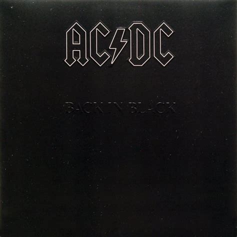 Acdc Back In Black Mr Vinyl