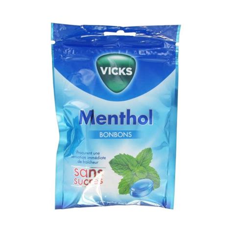 Vicks Bonbons Menthol Sans Sucre 72 G