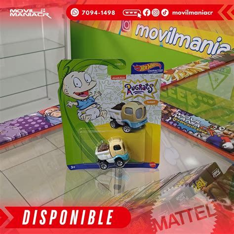 Mattel Hot Wheels Character Car Rugrats Tommy