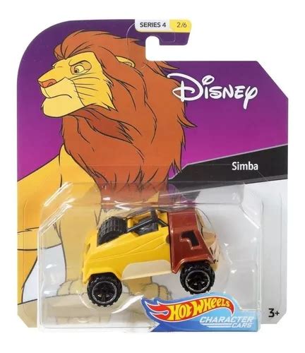 Hot Wheels Disney Coleção Character Cars Simba Mattel Parcelamento sem juros