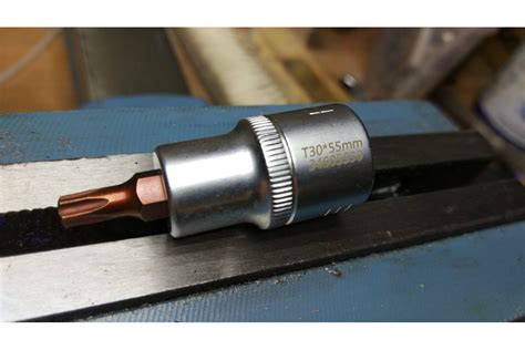 Головка-бита TORX Premium (T30; 1/2"; L-55 мм) ROCKFORCE RF-34605530PR ...