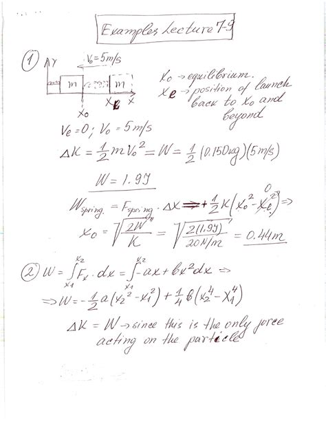 Examples Lecture 7 9 Solutions PHYS 123 Studocu