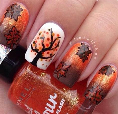 20 Impressive Thanksgiving Nail Designs Pretty Designs