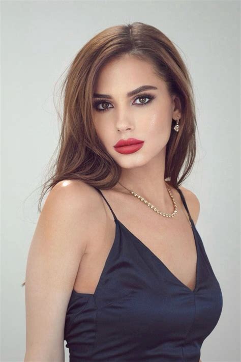 Evgenia 28 Yo Brown Eyes Brunette Hair ID2389236