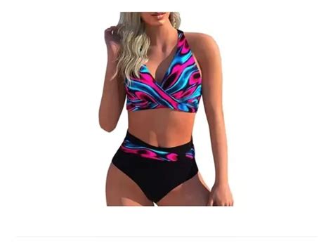 Conjunto De Ba O De Dos Piezas De Bikini Sexy Para Mujer Cuotas Sin Inter S