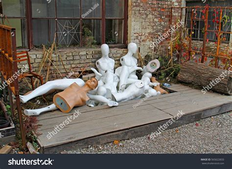 Group Discarded Nude Mannequins Junkyard Stock Photo Shutterstock