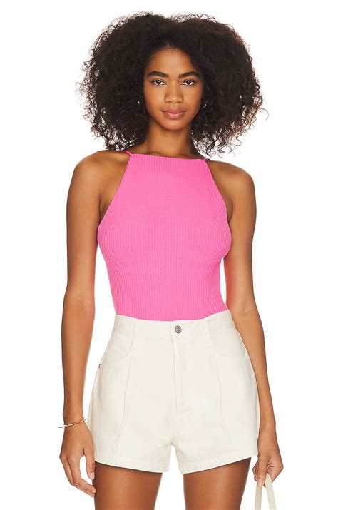 Show Me Your Mumu Portia Bodysuit In Hot Pink Revolve