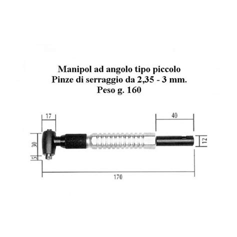 Manipolo Speciale Ad Angolo Modello Micro Utensileria Revelli