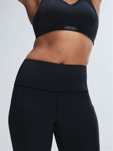 Running Hot High Waist Side Pocket Legging In Black SAVAGE X FENTY