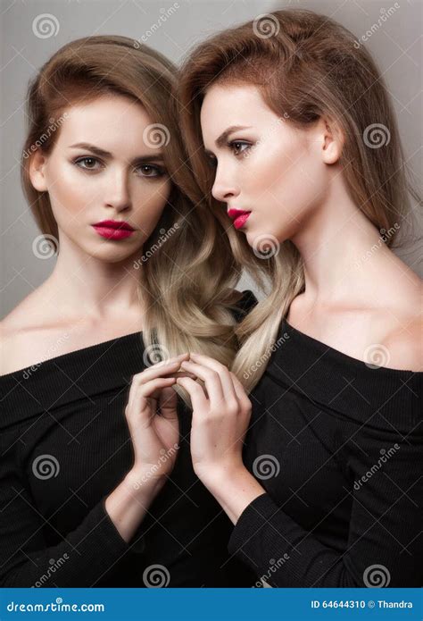 High Fashion Look Glamour Fashion Portrait Of Beautiful Brunette Girl Female Model With Bright