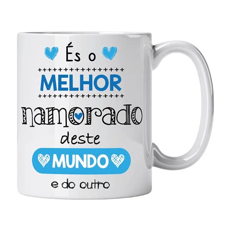 Frase Para Caneca Namorado - Caneca com Frase "És o Melhor Namorado Deste Mundo e do Outro" Cucawik ...