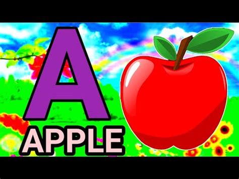 A For Apple B For Ball Abcd Alphabets Phonics Song English Vernmala