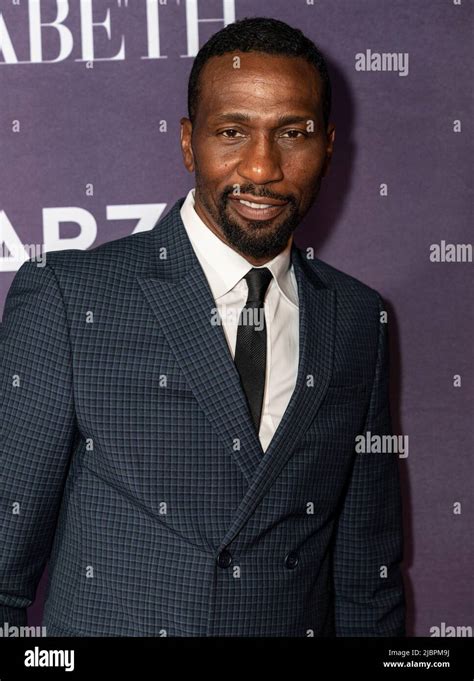 New York Ny June 7 2022 Leon Robinson Attends Starzs Becoming