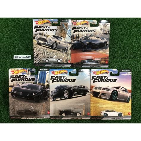 Hot Wheels 2020 Premium Fast Furious Euro Fast Case K GBW75 956K 1 64 Set Of 5pcs Shopee