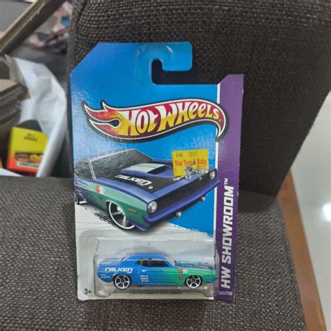 Hot Wheels Plymouth AAR Cuda Falken Blue HW Showroom Shopee