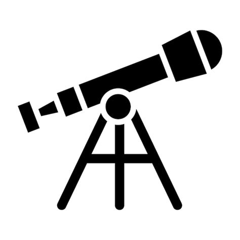 Premium Vector Telescope Vector Icon Design Illustration