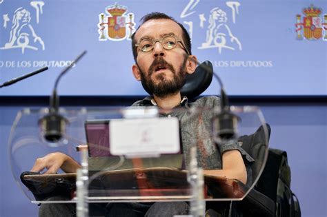 Echenique con Valtònyc: censura la existencia de delitos medievales en