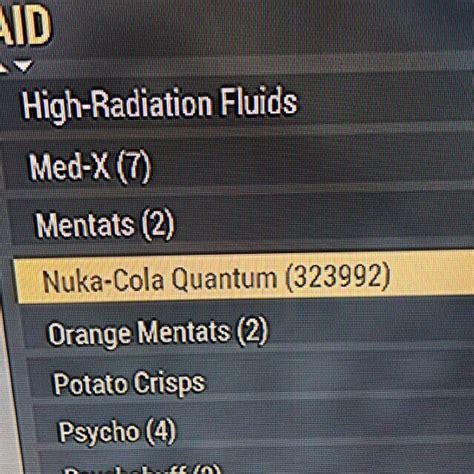 Aid 20 000 Nuka Cola Quantum Game Items Gameflip