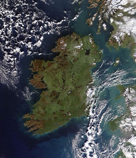 elevation map of ireland 1