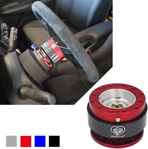 Buy Kyostar Steering Wheel Quick Release Kit Real Carbon Fiber Hub