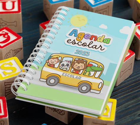 Volta Ás Aulas Agenda Escolar Elo7 Produtos Especiais