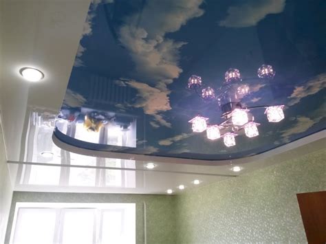 Глянцевые Натяжные Потолки С Рисунком Фото — Картинки фотографии