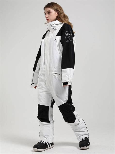 Gsou Snow Powrock Jumpsuit Women Snowboarding Jumpsuit Insulated
