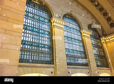 New York Usa Oct 4 2017 Detail Of Architecture At Grand Central
