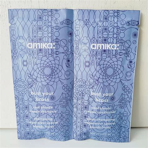 Amika Bust Your Brass Cool Blonde Shampoo Conditioner Oz Ml Shopee Philippines