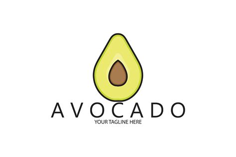 Avocado Vector Logo Template Graphic by abi pandu · Creative Fabrica