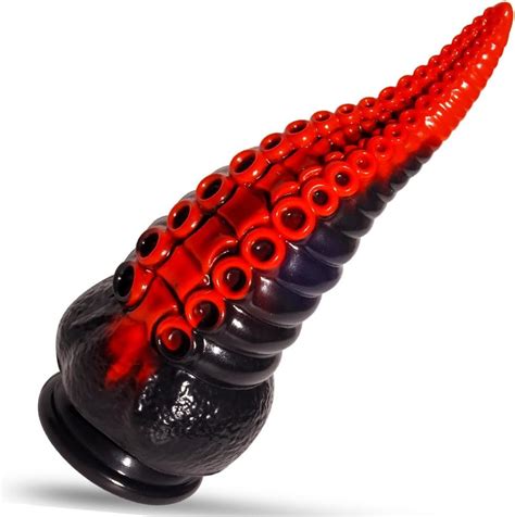 Amazon Inch Silicone Tentacle Realistic Dildo For Women Thick Fat Dildo With Strong