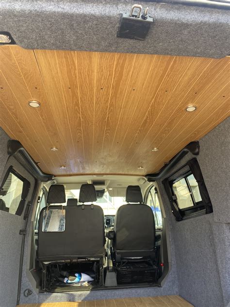 Real Oak Camper Van Roof Headliners Coolwhip Campervan Conversions