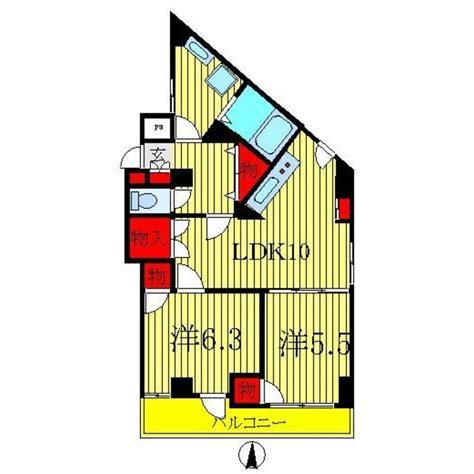 マルベリー弐番館 東京都葛飾区亀有2 104万円／2ldk 洋63 洋55 Ldk100／567㎡｜賃貸物件賃貸マンション