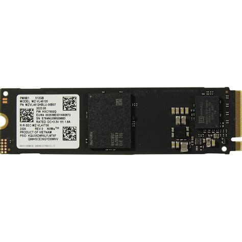 SSD диск Samsung PM9B1 512Gb NVMe PCIe M.2 2280 (MZ-VL45120) – ціна ...