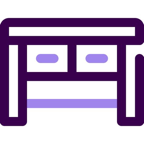console table generic color outline icon