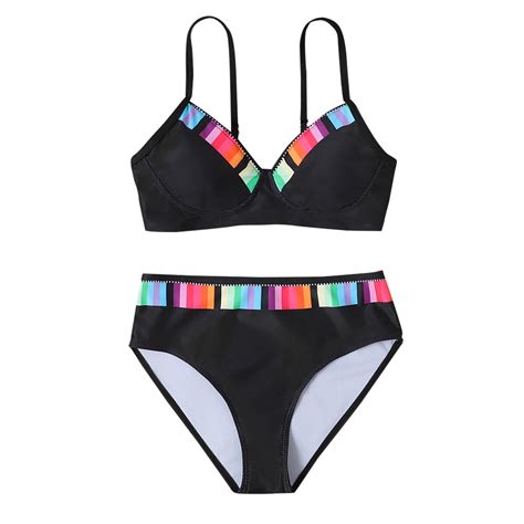 Arnsht Women S Plus Size Bikini Split Swimsuit Suspender Backless