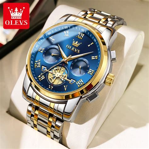 Olevs Men S Watches Classic Original Quartz Waterproof Luminous Watch