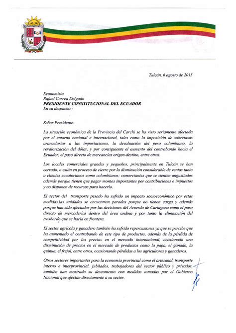 Pdf Carta Al Presidente De La Rep Blica Del Ecuador Dokumen Tips