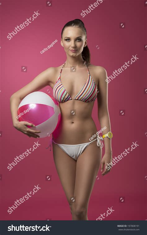 Summer Portrait Sexy Woman Wearing Bikini Stock Photo Shutterstock