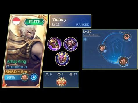 Gameplay Gatotkaca Roamer Agresif Kda Hero Ini Kuat Banget