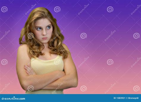 pouting stock image image  miserable  sadness