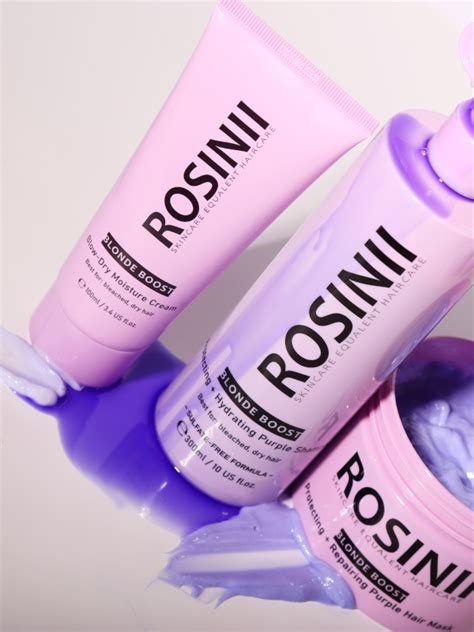 Blonde Boost Protecting Repairing Purple Hair Mask Rosinii