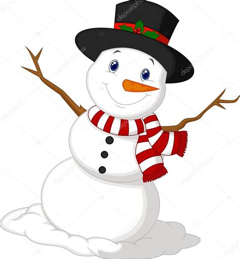 Christmas Snowman Vector Image By Tigatelu Vector Stock