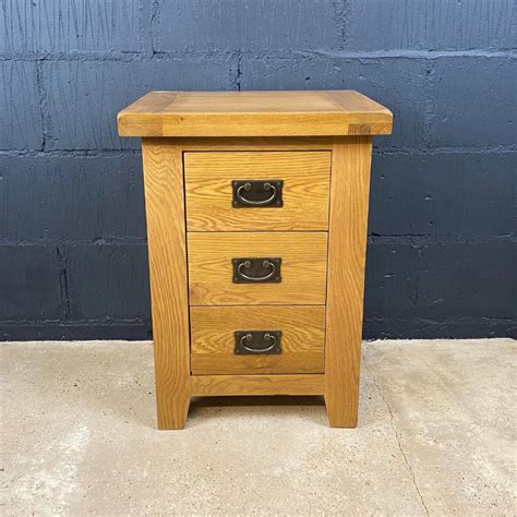 Country Oak Bedside Table Oak And Pine Parlour